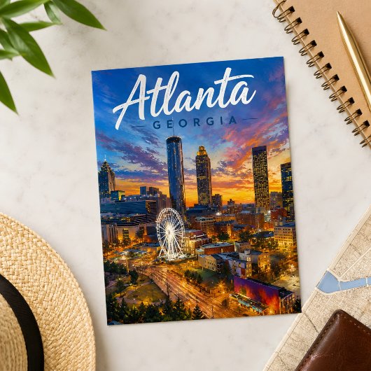 Atlanta Voetbal 2026 Georgia Gaststad Postkaart