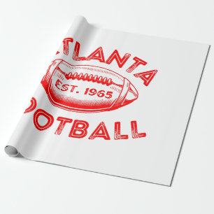 Atlanta Voetbal Vintage Stijl  Cadeaupapier