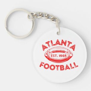 Atlanta Voetbal Vintage Stijl Sleutelhanger