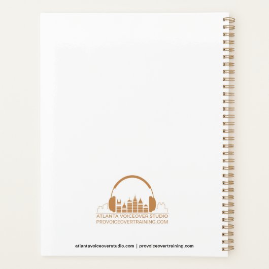 Atlanta VoicoverStudio PLANNER (Achterkant)