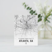 Atlanta Wedding Weekend Details Enclosure Kaart (Staand voorkant)