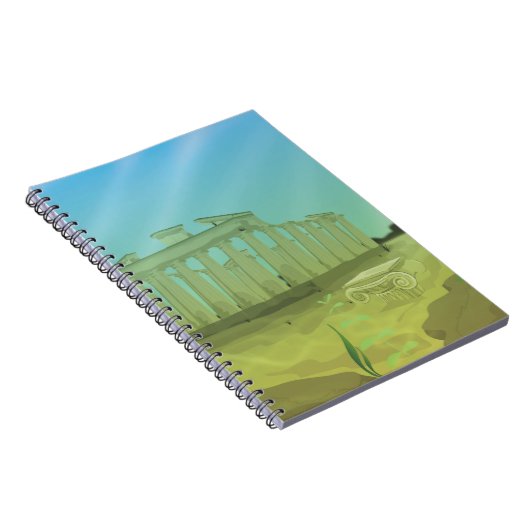 Atlantas cartoon landschap notitieboek (Rechterzijde)