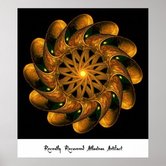 Atlantean Artifact Poster (Voorkant)