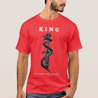 Atlantean Conan Zwaard Met Snake King door Uw Eige T-shirt