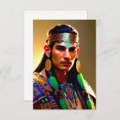 Atlantean Shaman Wenskaart Bedankkaart (Voorkant / Achterkant)