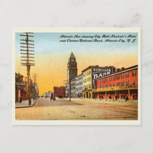 Atlantic Ave., Atlantic City 1908  Briefkaart