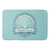 Atlantic Beach FL Kustschelp Embleem Badmat (Voorkant)