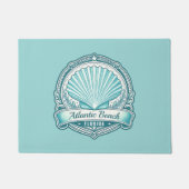 Atlantic Beach FL Kustschelp Embleem Deurmat (Voorkant)