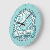 Atlantic Beach FL Kustschelp Embleem Grote Klok (Hoek)