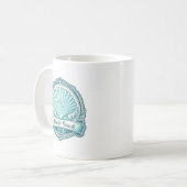 Atlantic Beach FL Kustschelp Embleem Koffiemok (Voorkant links)