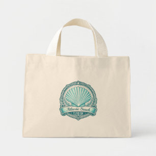 Atlantic Beach FL Kustschelp Embleem Mini Tote Bag