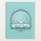 Atlantic Beach FL Kustschelp Embleem Planner (Voorkant)