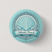 Atlantic Beach FL Kustschelp Embleem Ronde Button 3,2 Cm (Voorkant)