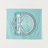 Atlantic Beach FL Kustschelp Embleem Wandkleed (Voorkant (horizontaal))