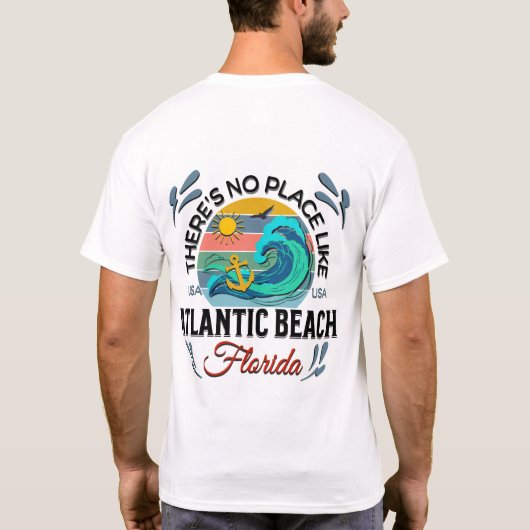 Atlantic Beach, Florida T-shirt (Achterkant)