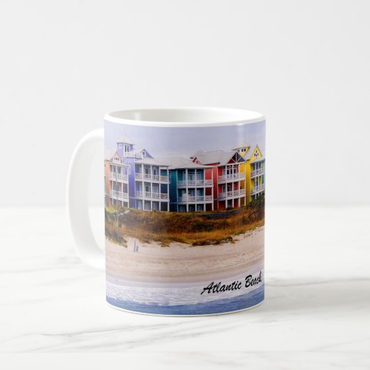 Atlantic Beach, NC Coffee Mok (Voorkant links)