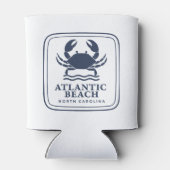 Atlantic Beach North Carolina Blauwe Krab Blikjeskoeler (Achterkant)