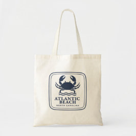 Atlantic Beach North Carolina Blauwe Krab Tote Bag