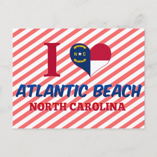 Atlantic Beach, North Carolina Briefkaart (Voorkant)