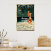 Atlantic Beach North Carolina Marilyn Monroe Poster (Keuken)