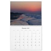 Atlantic Beach Skies Wall Calendar van twaalf maan Kalender (Jan 2027)