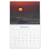 Atlantic Beach Skies Wall Calendar van twaalf maan Kalender (Feb 2027)