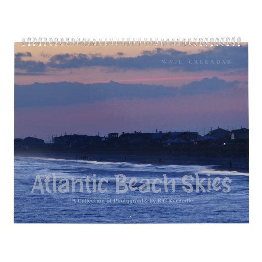 Atlantic Beach Skies Wall Calendar van twaalf maan Kalender (Hoes)