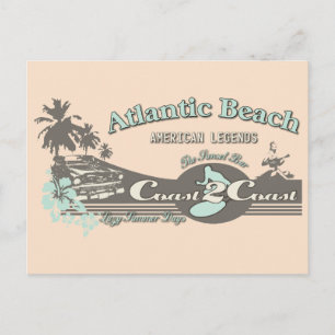 Atlantic Beach Travel North Carolina Briefkaart
