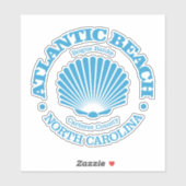 Atlantic Beach (zeeschelp) Sticker (Vel)