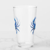 Atlantic Blue Crab Glass Tumbler (Rechts)