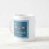 Atlantic Brant Geese Boss Birthday Koffiemok (Voorkant links)