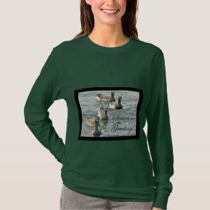 Atlantic Brant Geese Season Seizoen Groetings Seri T-shirt