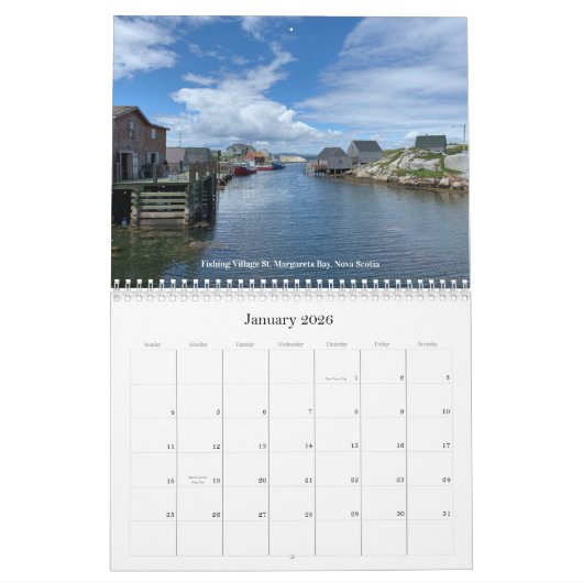 Atlantic Canada Sites and Attractions Calendar Kalender (Jan 2026)