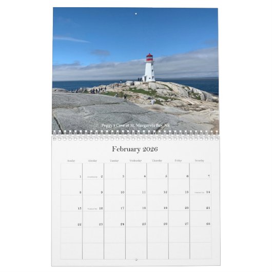 Atlantic Canada Sites and Attractions Calendar Kalender (Feb 2026)