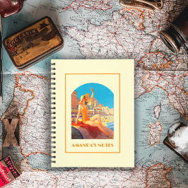 Atlantic City 1930s Pin-up Retro Vintage Travel Notitieboek