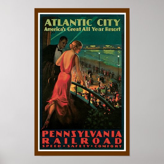 Atlantic City ~ All Year Resort Poster (Voorkant)