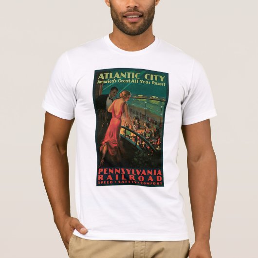 Atlantic City ~ All Year Resort T-shirt (Voorkant)