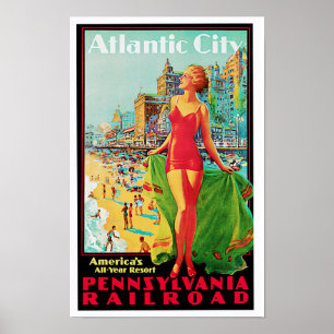 Atlantic City ~ America's All Year Playground Poster
