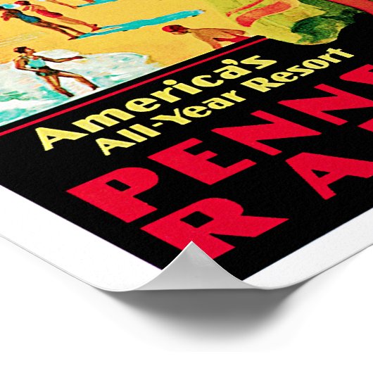 Atlantic City ~ America's All Year Playground Poster (Hoek)