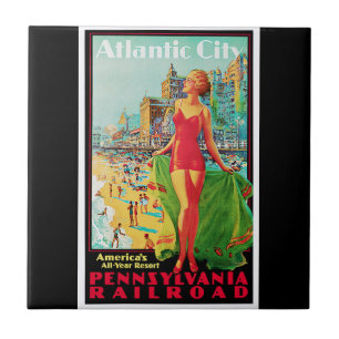 Atlantic City ~ America's All Year Playground Tegeltje