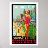 Atlantic City ~America's All-Year Resort Poster (Voorkant)