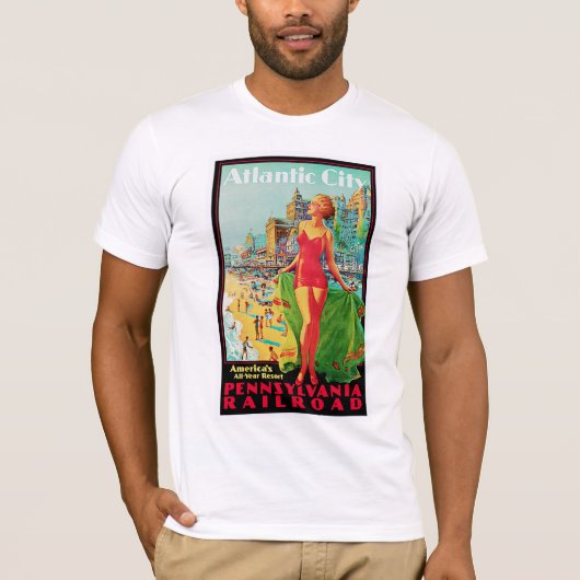 Atlantic City ~America's All-Year Resort T-shirt (Voorkant)