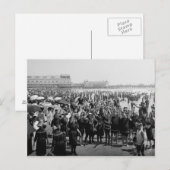 Atlantic City Beach, 1910 Briefkaart (Voorkant / Achterkant)