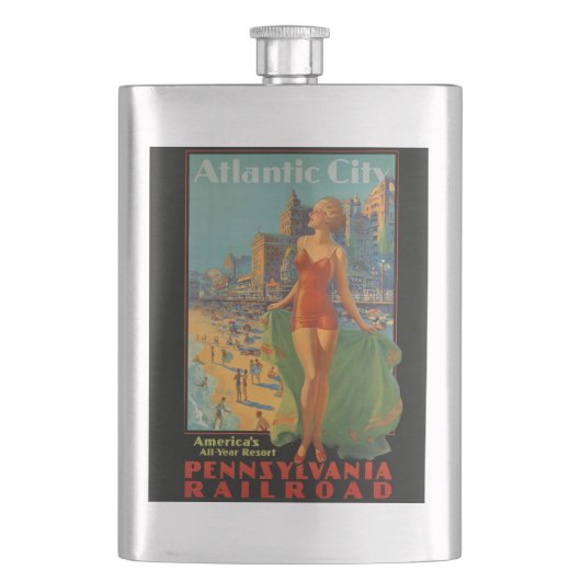 Atlantic City Beach Beauty Artwork Flacon (Voorkant)