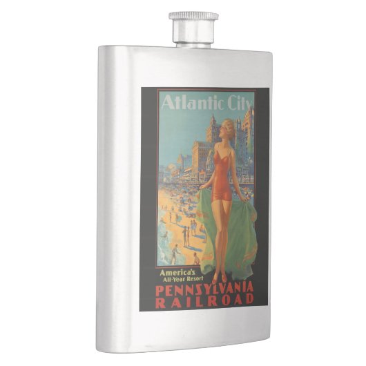 Atlantic City Beach Beauty  Artwork Flacon (Rechts)