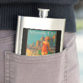 Atlantic City Beach Beauty Artwork Flacon (Voorbeeld)