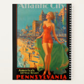 Atlantic City Beach Beauty  Artwork Planner (Achterkant)
