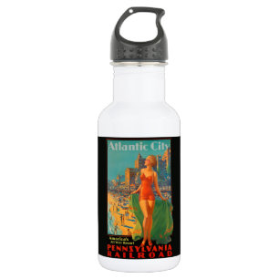 Atlantic City Beach Beauty  Artwork Waterfles