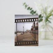 Atlantic City Beach Boardwalk on Film Briefkaart (Staand voorkant)