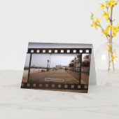 Atlantic City Beach Boardwalk on Film Kaart (Gele Bloem)